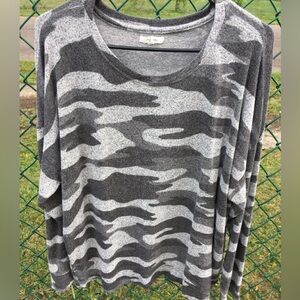 Gray Camo Long Sleeve